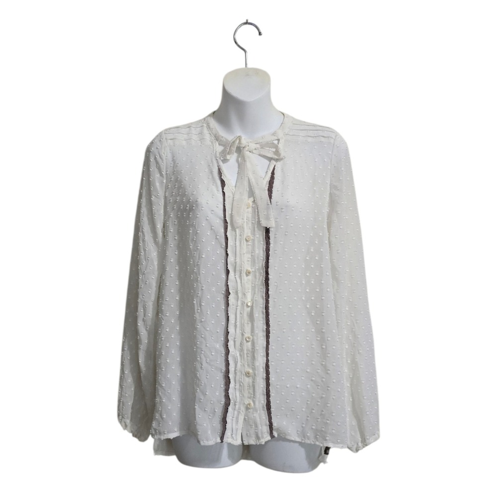 Matilda Jane Friends Forever Renae Blouse In White Sz S